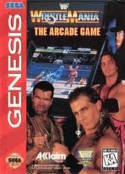 USA製　GAME WWE WRESTLE MANIAスタジャン　プロレス WWF Wrestlemania Arcade Sega Genesis Game Cartridge For Sale